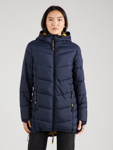 Manteau d’hiver Sublevel en bleu : devant