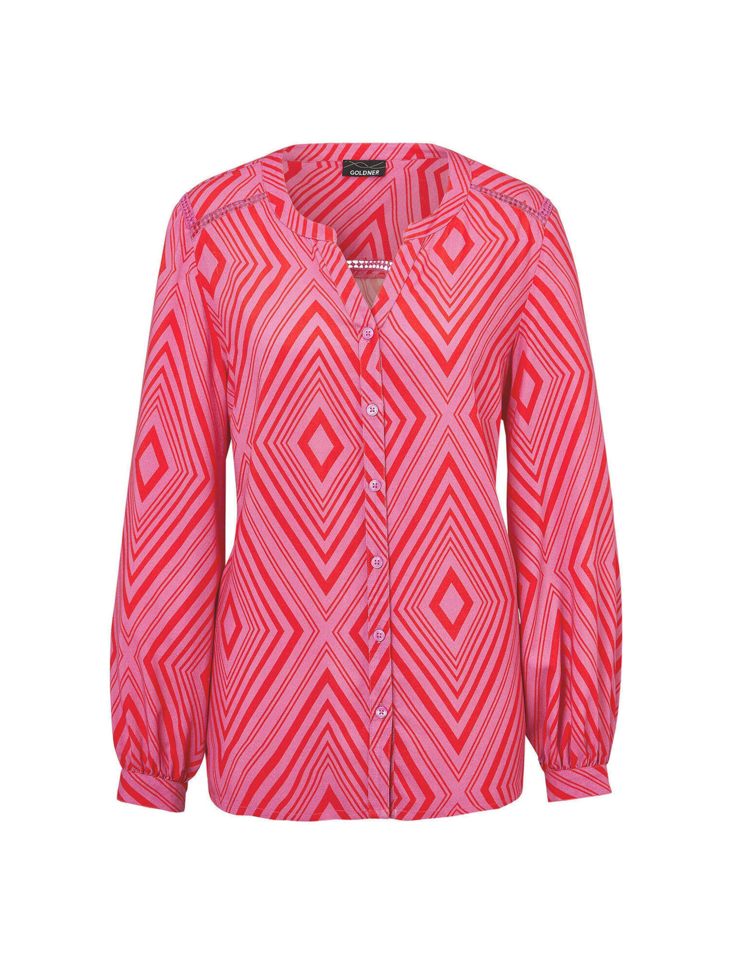 Goldner Blouse in Rood: voorkant