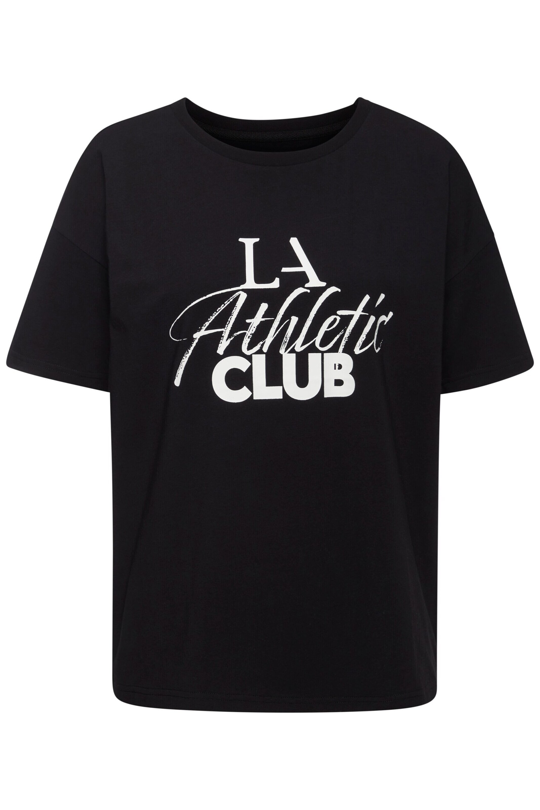 LASCANA ACTIVE Shirt in Black: front