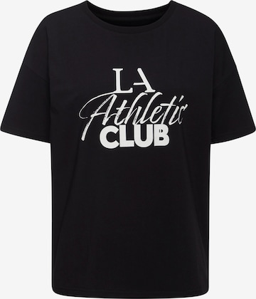 LASCANA ACTIVE Shirt in Black: front