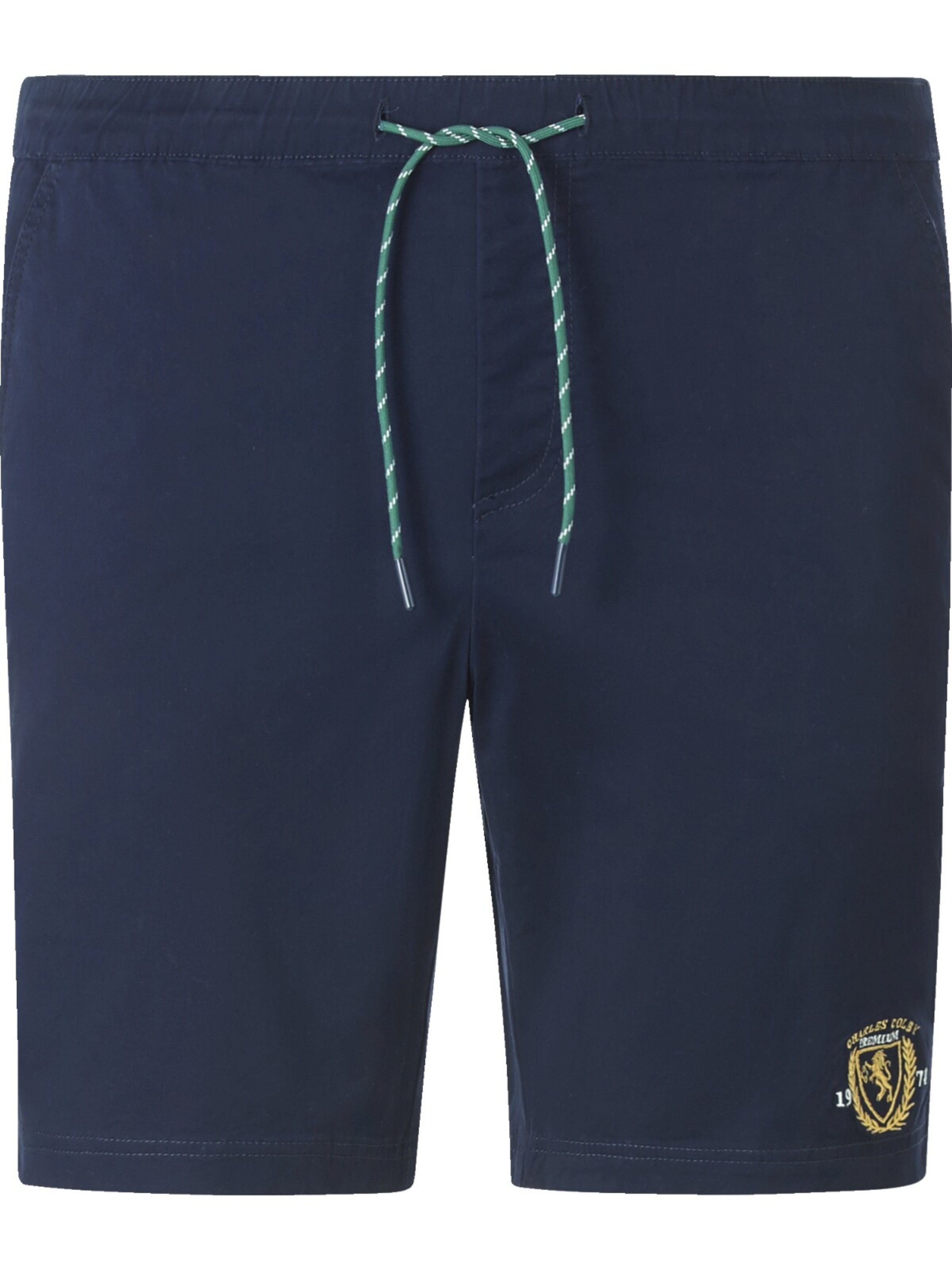 Charles Colby Loosefit Schlupfshort ' Baron Colb ' in Blau: Vorderseite