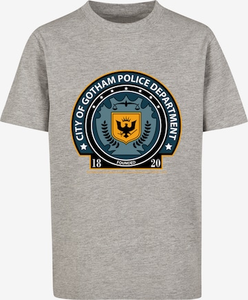 T-Shirt 'DC Comics Superhelden Batman Gotham Police Dept' F4NT4STIC en gris : devant