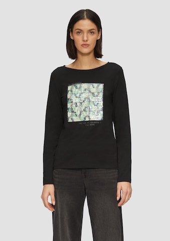T-shirt s.Oliver en noir : devant