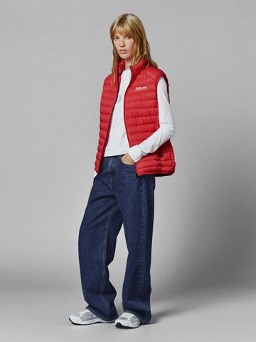 Pepe Jeans Bodywarmer ' THINSULATE GILET ' in Rood