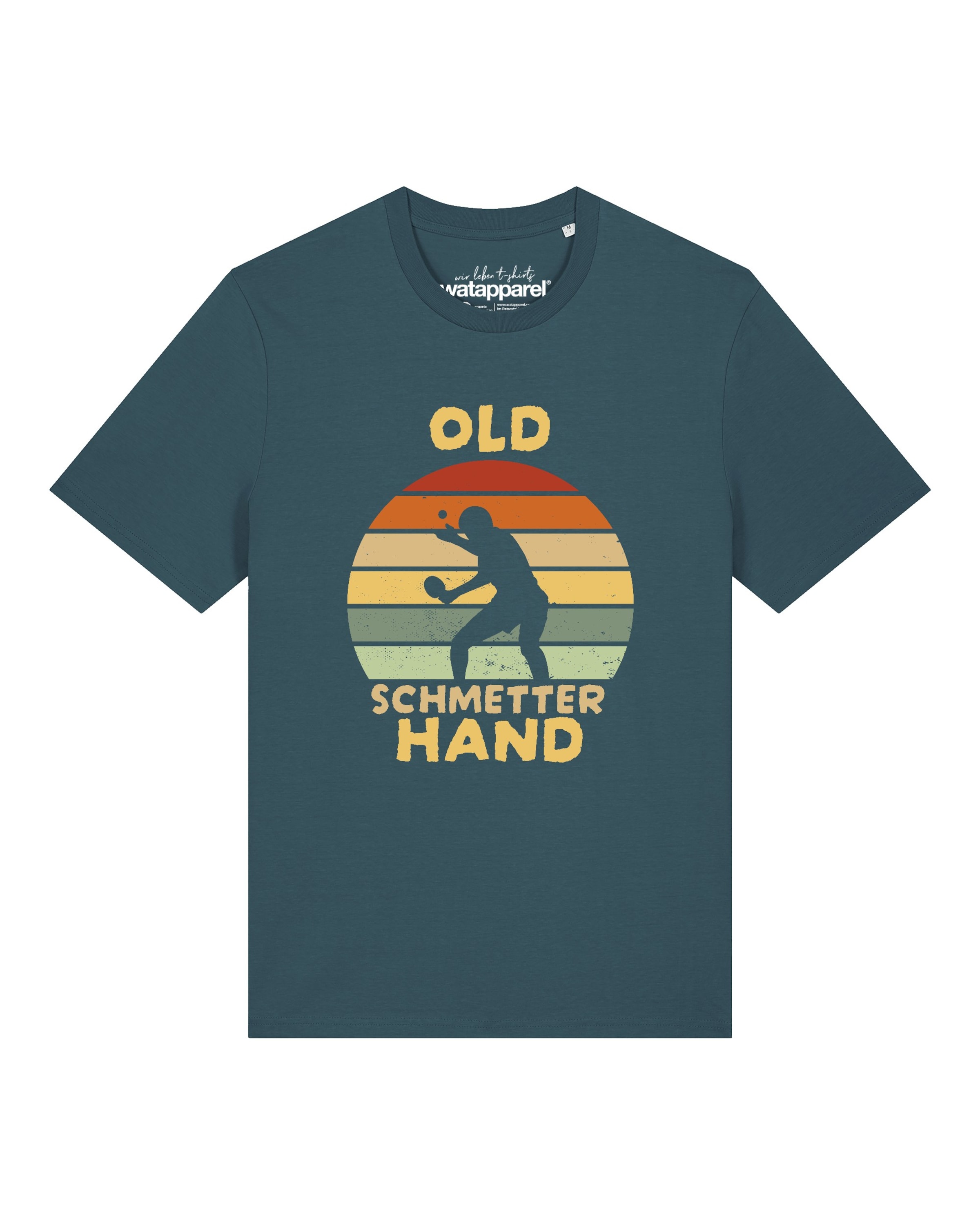 Watapparel Shirt 'Old Schmetterhand' in Blue: front