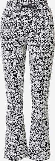 ADIDAS SPORTSWEAR Sports trousers 'Allover Graphic High-Rise Flare' in Black / White, Item view