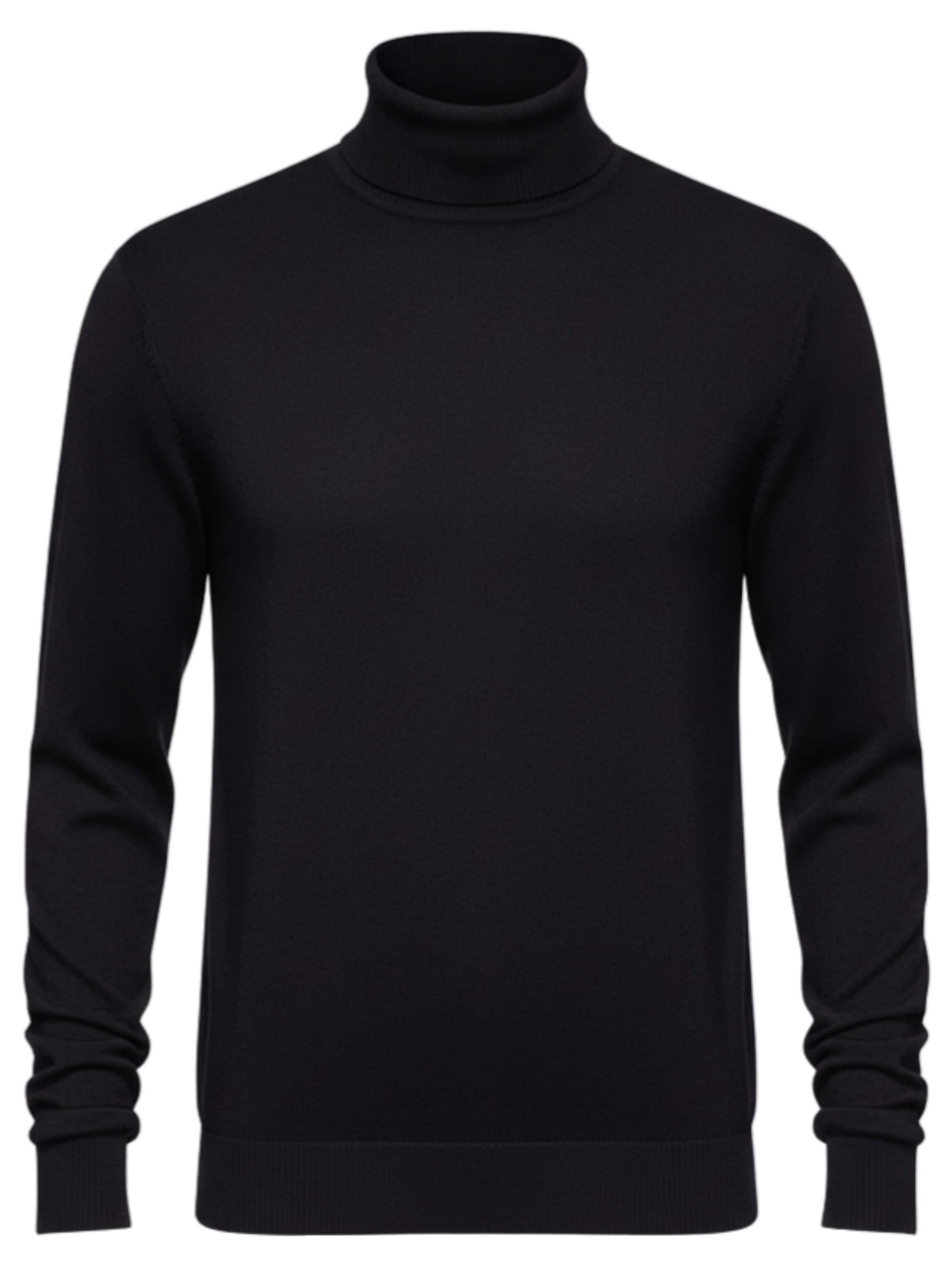 Ombre Sweater 'OM-SWTN-0101' in Black, Item view