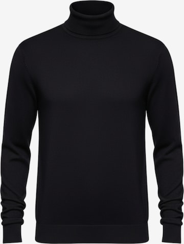 Pull-over 'OM-SWTN-0101' Ombre en noir : devant