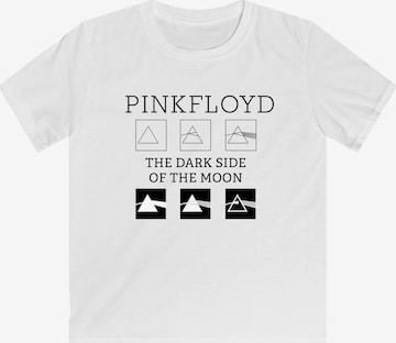 F4NT4STIC Shirt 'Pink Floyd Pyramids' in Wit: voorkant