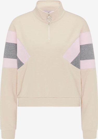 myMo ATHLSR Sportska sweater majica u bež / siva / roza, Pregled proizvoda