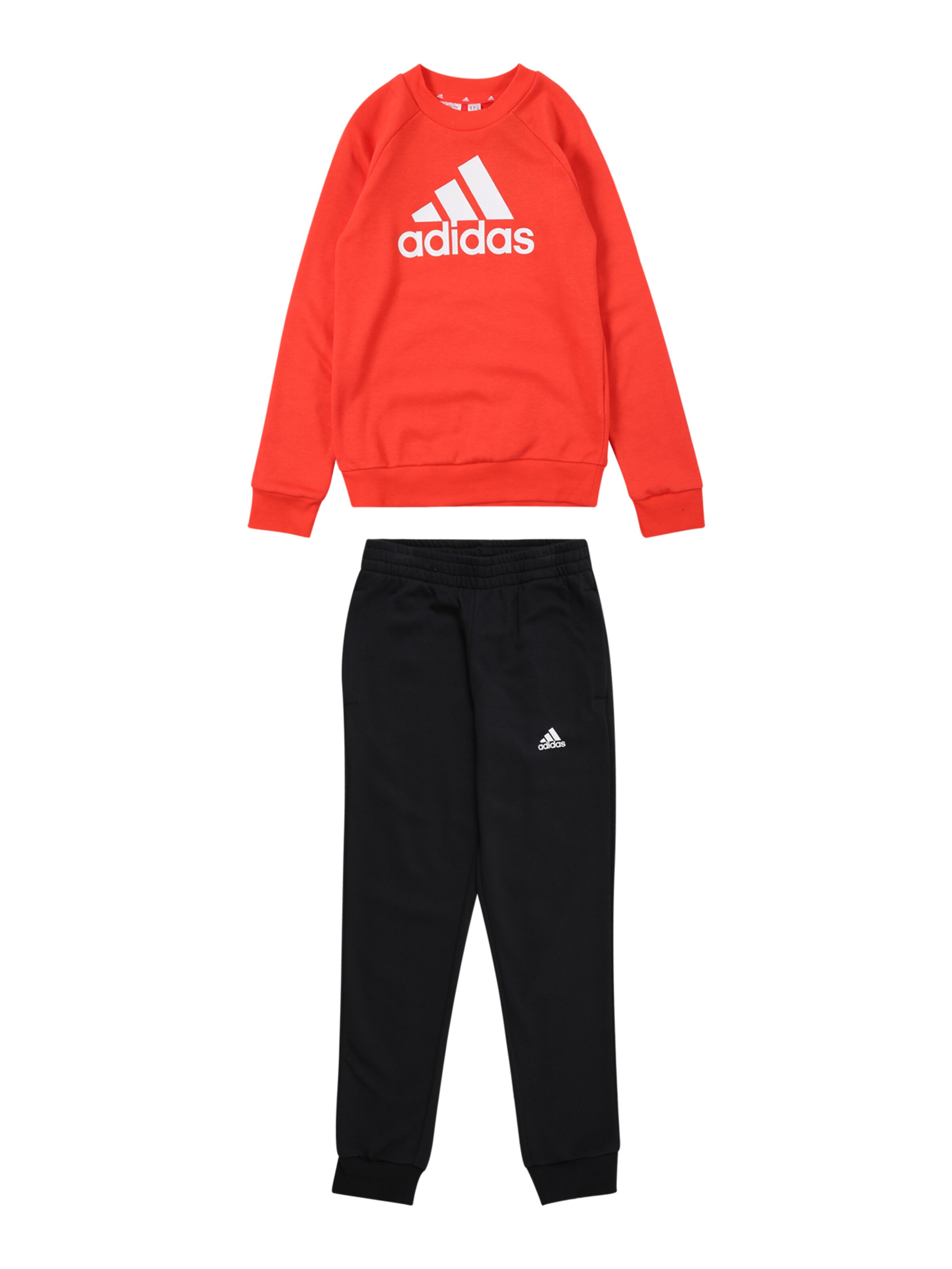 Survêtement 'Essentials' ADIDAS SPORTSWEAR en rouge : devant