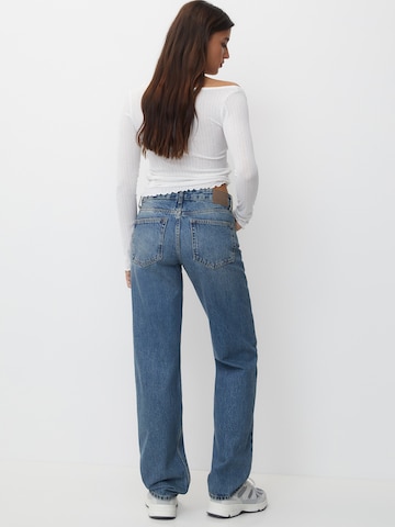 Pull&Bear Regular Jeans in Blauw