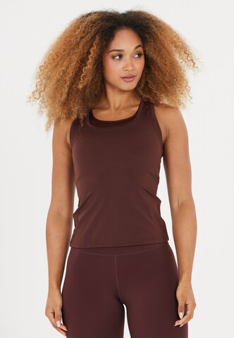 Athlecia Sporttop 'Asana' in Rood: voorkant