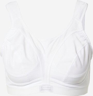 SHOCK ABSORBER Bralette Sports Bra in White: front