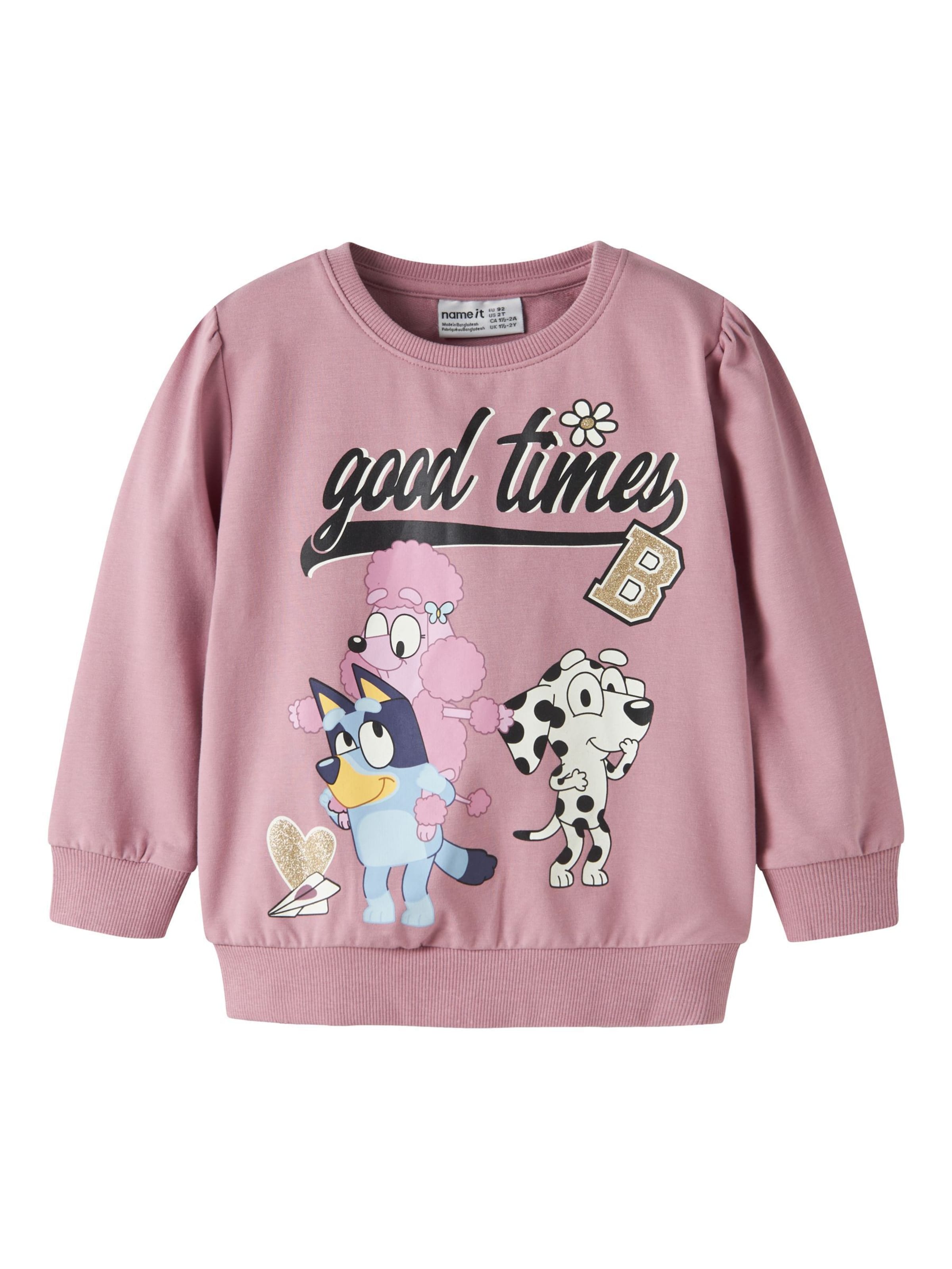 NAME IT - Sudadera 'Bluey' en lila: frente