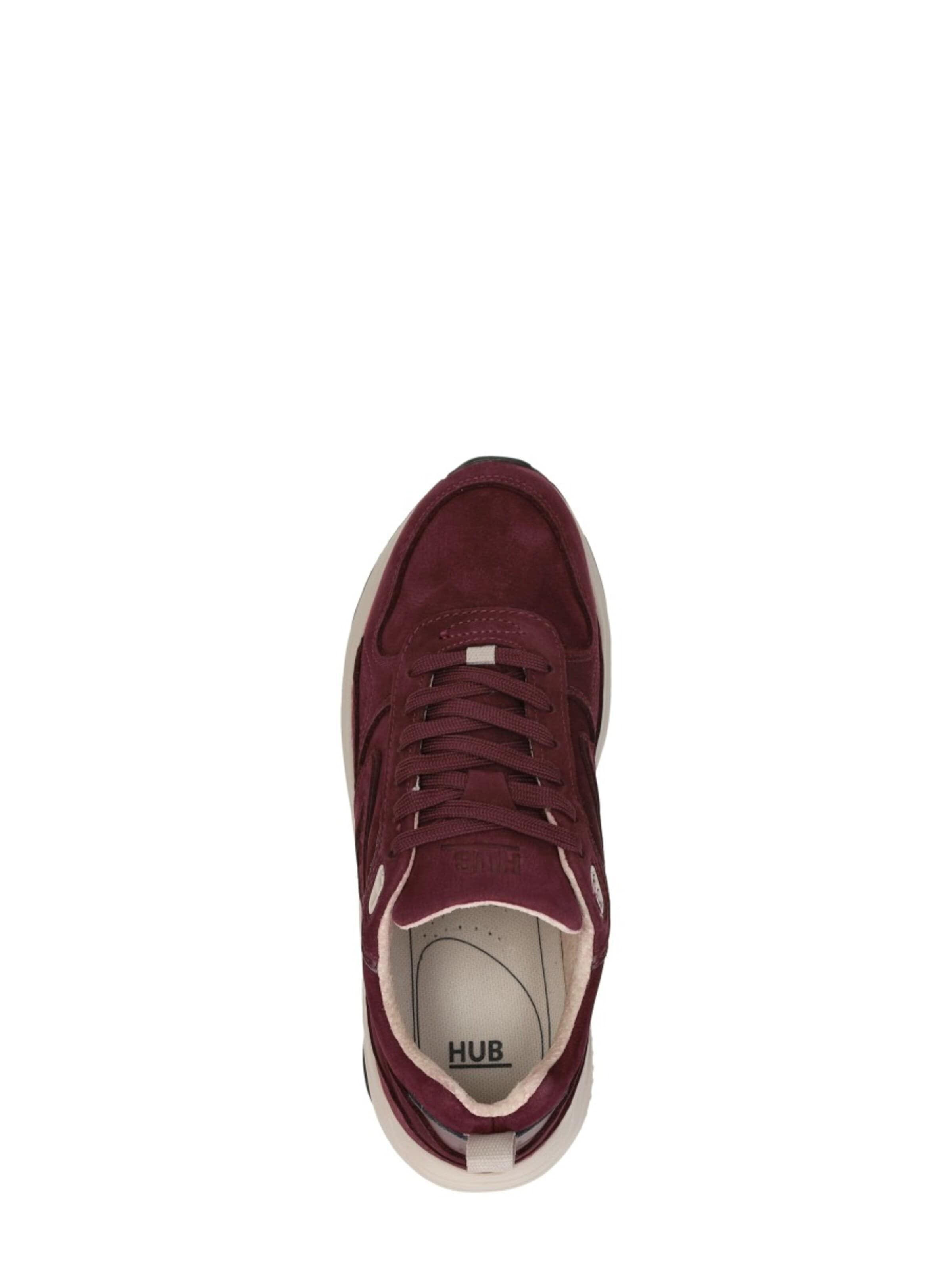 HUB Sneakers laag 'Glide' in Rood