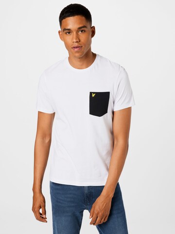 Lyle & Scott T-Shirt in Weiß: predná strana