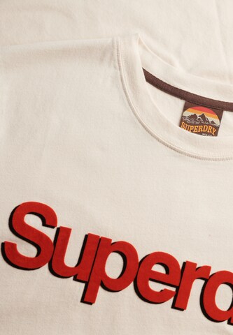 Superdry Tričko 'Classic' – béžová