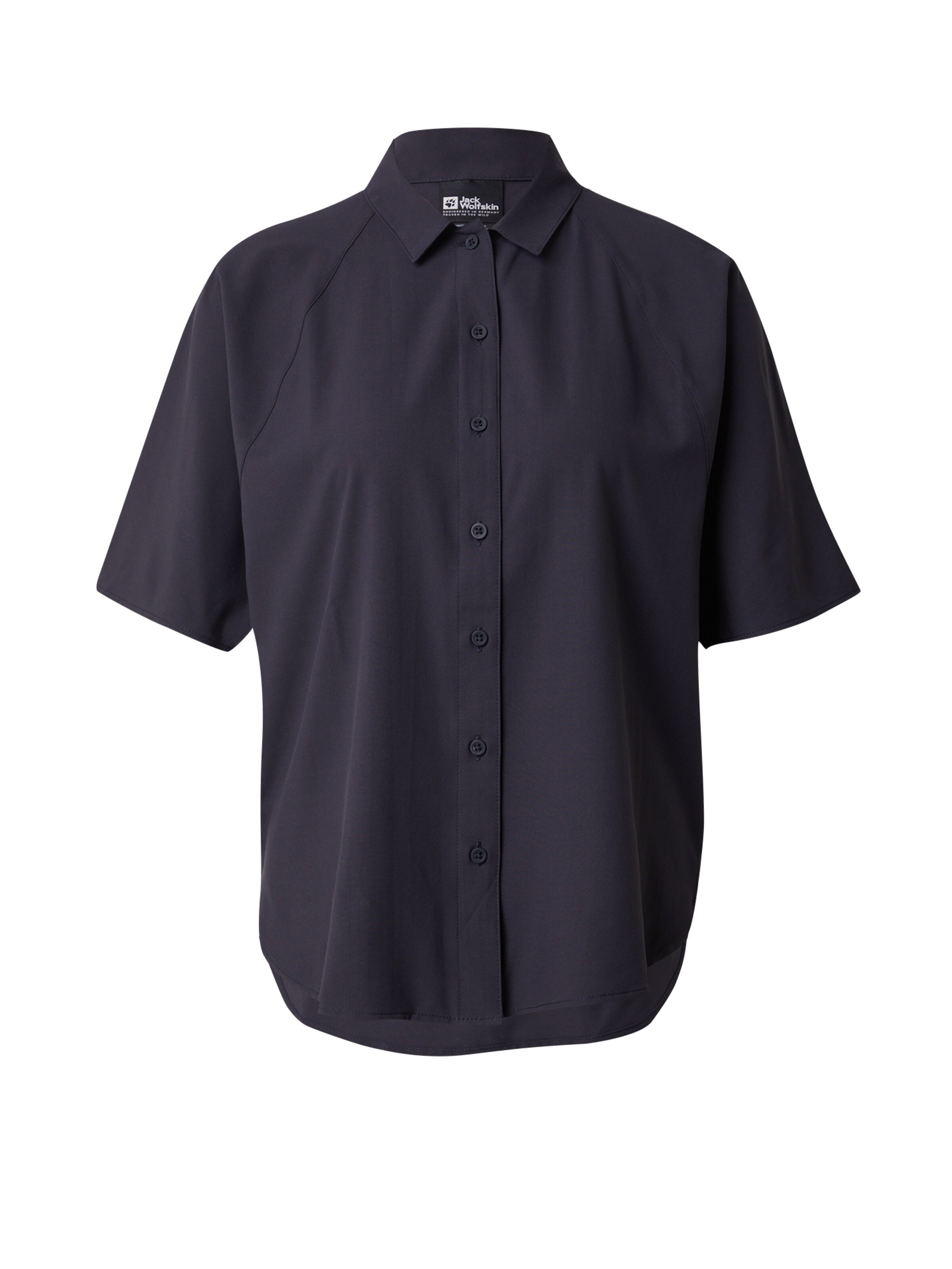 Chemisier fonctionnel 'Sierra Quest' JACK WOLFSKIN en bleu : devant