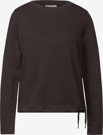 STREET ONE Sweatshirt in Braun: Vorderseite