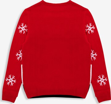 Threadboys Pullover 'Xmas Peace' in Rot