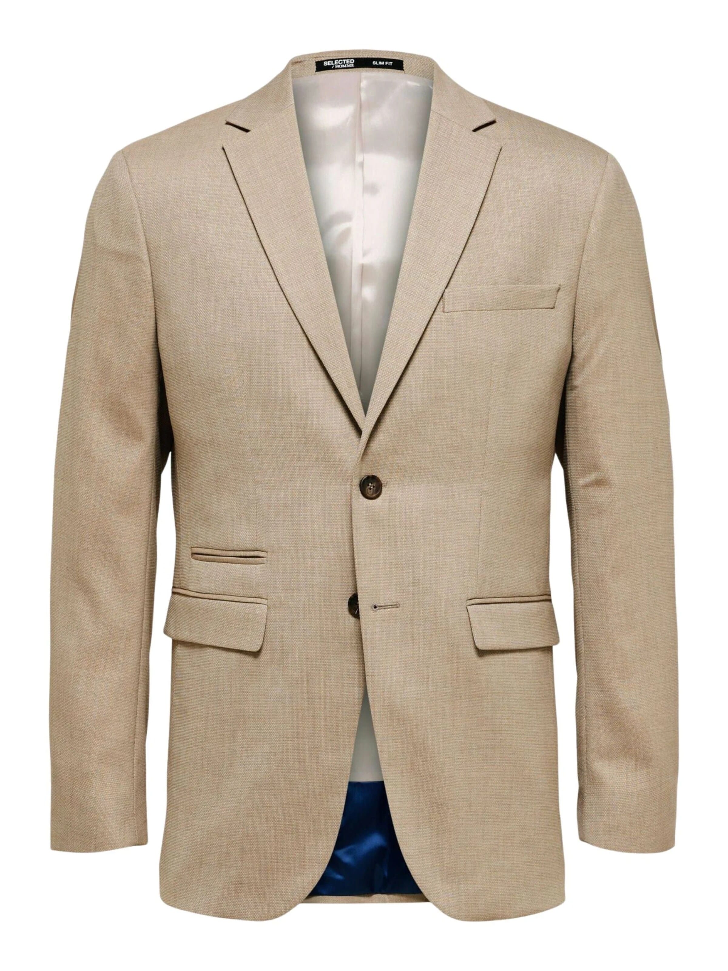 Regular fit Giacca da completo '16087868' di SELECTED in beige: frontale