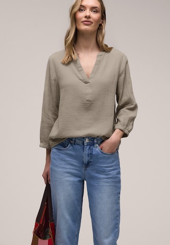 STREET ONE Blouse in Beige: front