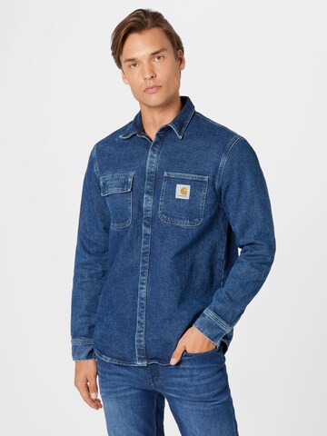 Carhartt WIP Regular fit Overhemd 'Salinac' in Blauw: voorkant