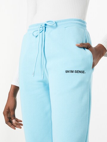 9N1M SENSE Tapered Pants in Blue