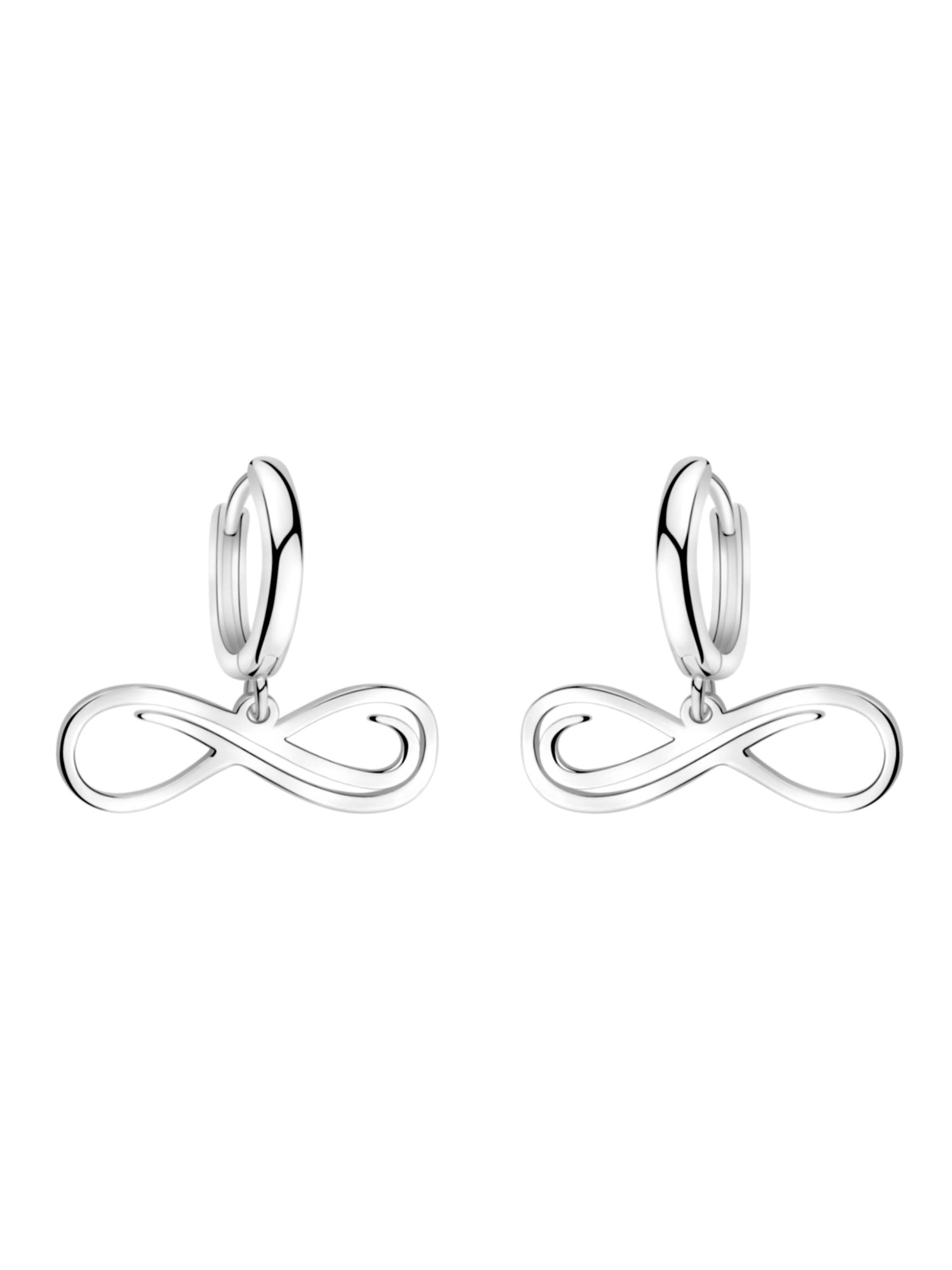 Sofia Milani Earrings 'Infinity' in Silver: front