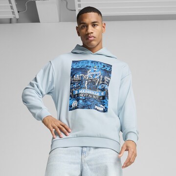 PUMA Sweatshirt 'Olympique de Marseille ftblNRGY+' in Blue