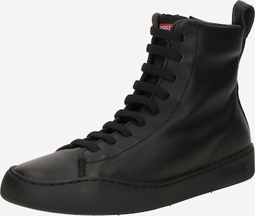 Bottines à lacets 'Peu Touring' CAMPER en noir : devant