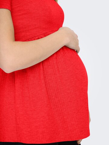 Only Maternity - Camiseta 'MALAYA' en rojo