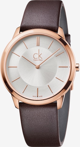 Calvin Klein Analoog horloge 'K3M216G6' in Bruin: voorkant