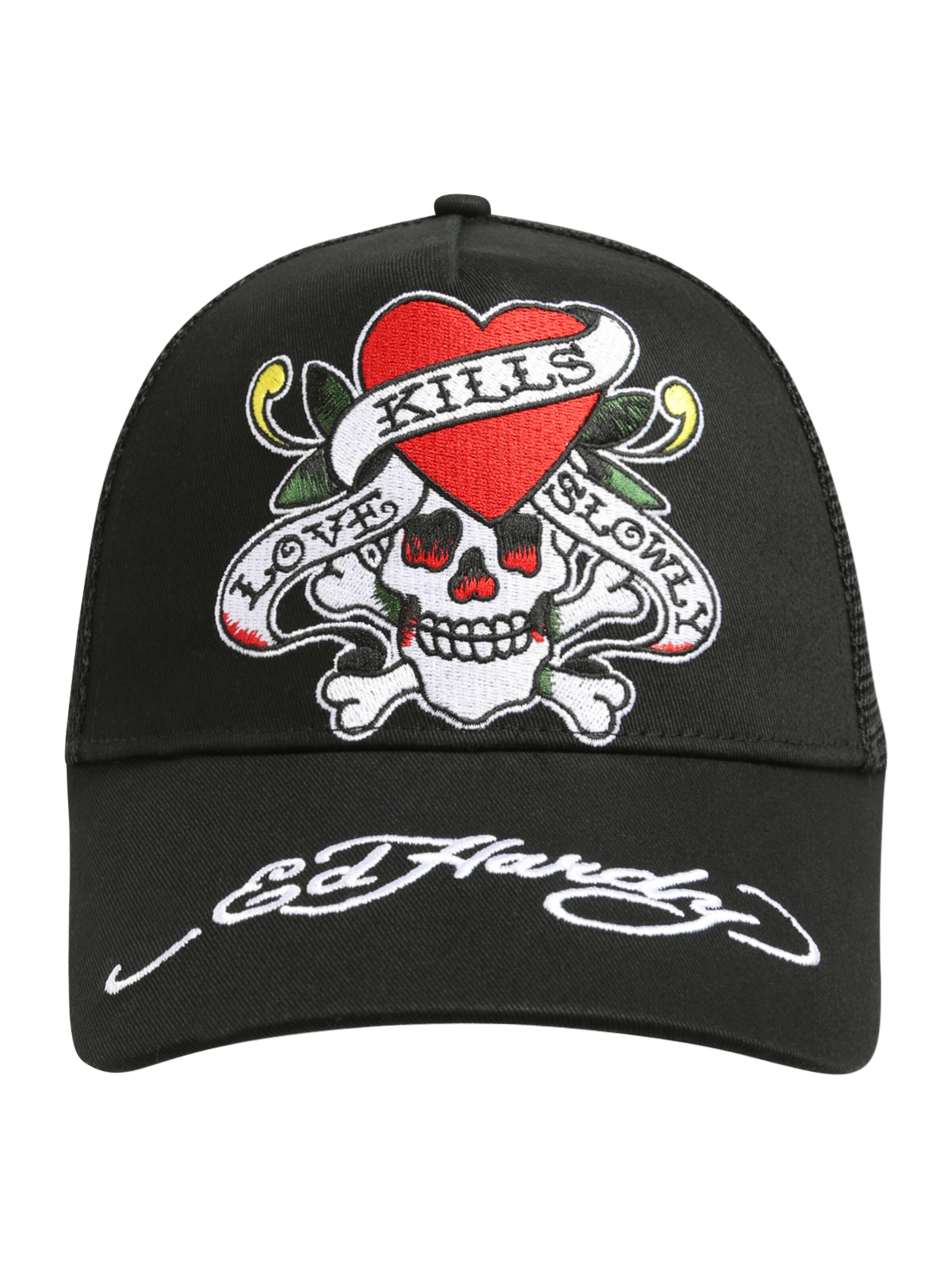juoda Ed Hardy Kepurė 'Twill'