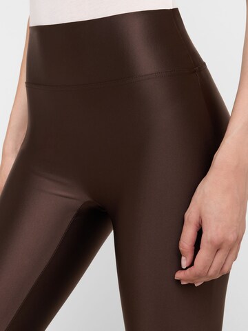 CALZEDONIA Skinny Leggings in Brown
