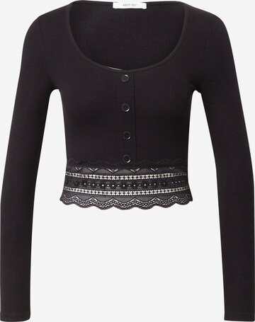 ABOUT YOU Shirt 'Ivana' in Black: front