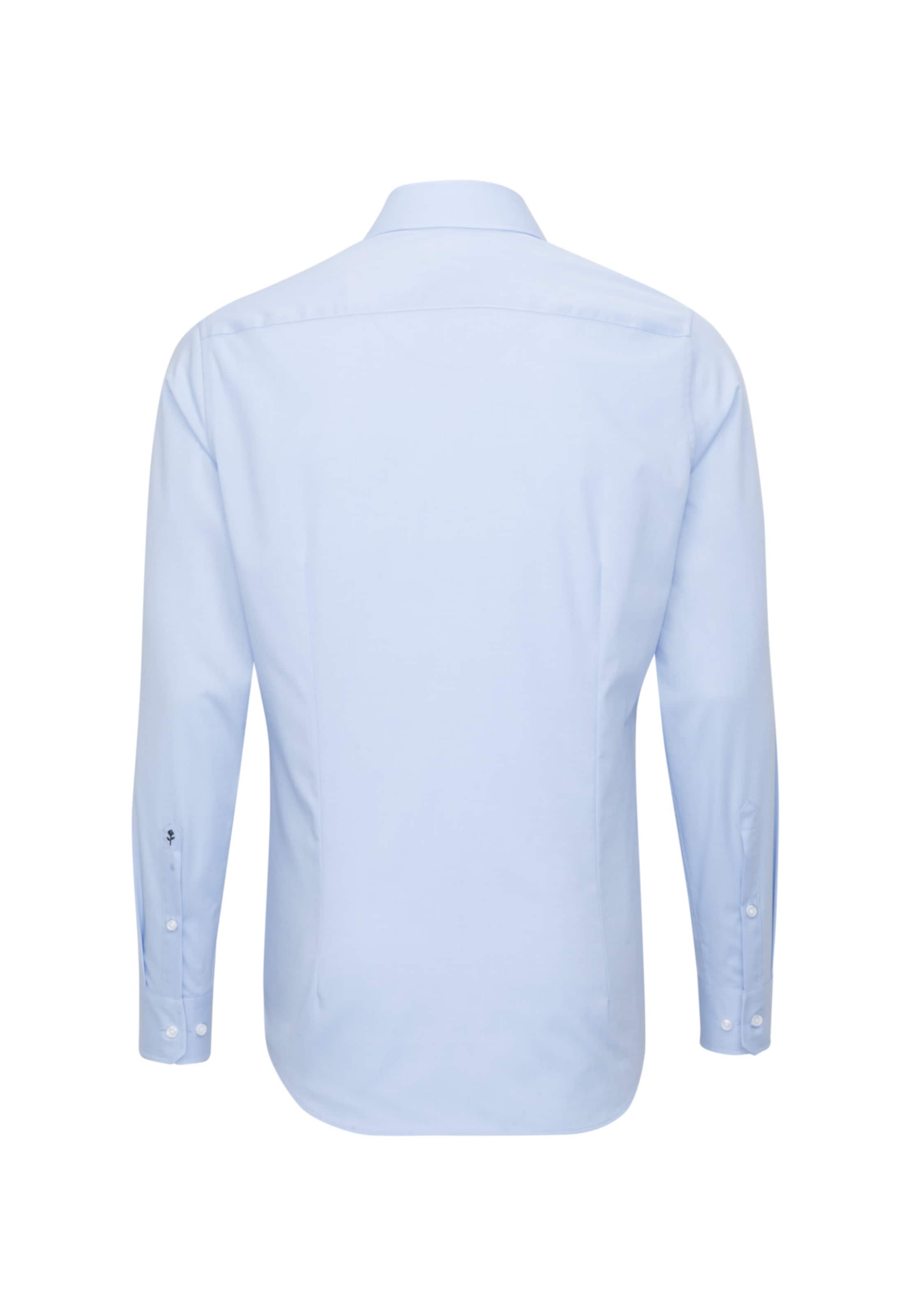 Coupe slim Chemise business ' Slim ' SEIDENSTICKER en bleu