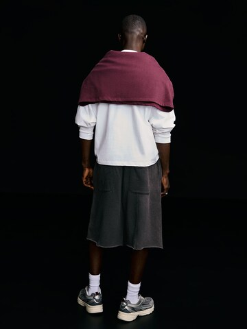 Bershka Loosefit Byxa i grå