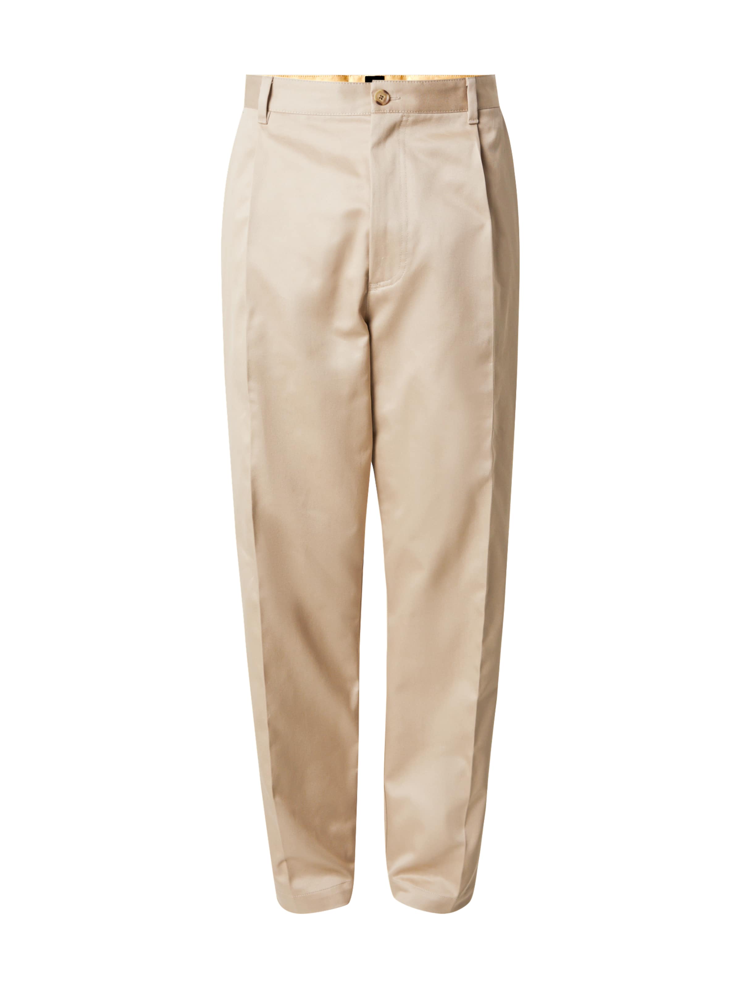 Loosefit Pantaloni con pieghe 'C-Kai-DPL' di BOSS in beige: frontale