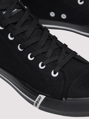 Ombre Sneakers hoog in Zwart