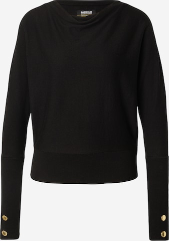 Barbour InternationalPulover 'Nia' - crna boja: prednji dio