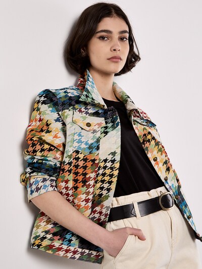 Apricot Between-Season Jacket in Navy, Item view