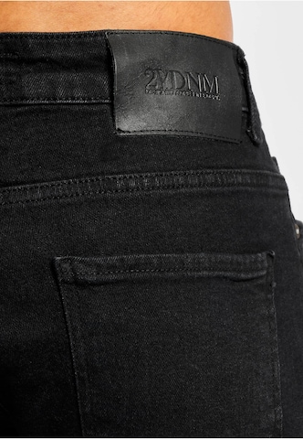 2Y Premium Regular Jeans in Schwarz