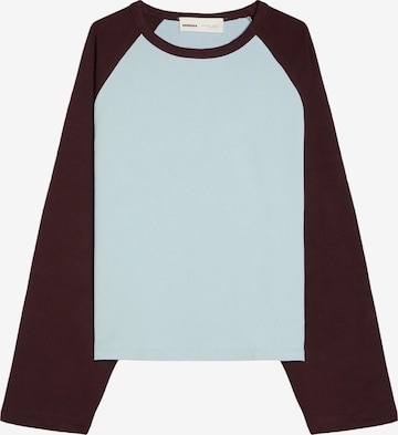 BershkaSweater majica - plava boja: prednji dio