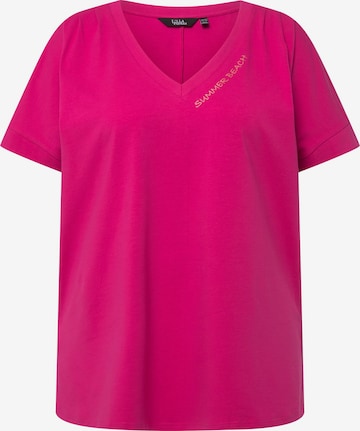 Ulla Popken Shirt in Roze: voorkant