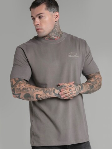 SikSilk Shirt in Brown: front