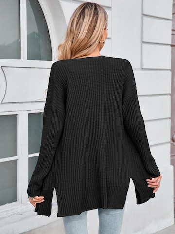 Yesfashion Kardigan w kolorze czarny