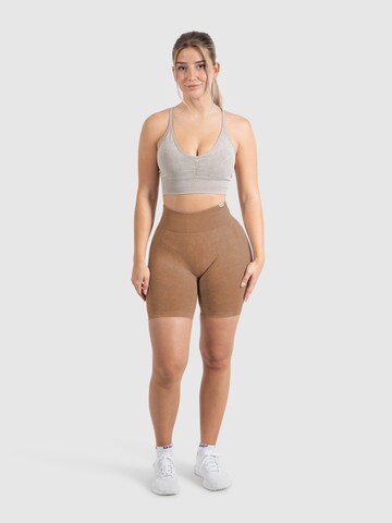 Smilodox Slim fit Leggings 'Batik Ruth' in Brown