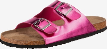Lynfield Mules in Pink: front